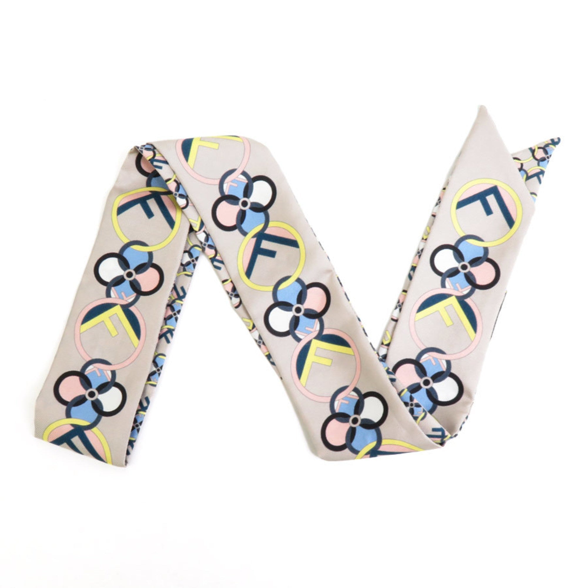 Pre-Owned  Scarf Muffler Silk Multicolor Women's e58552f (Good)