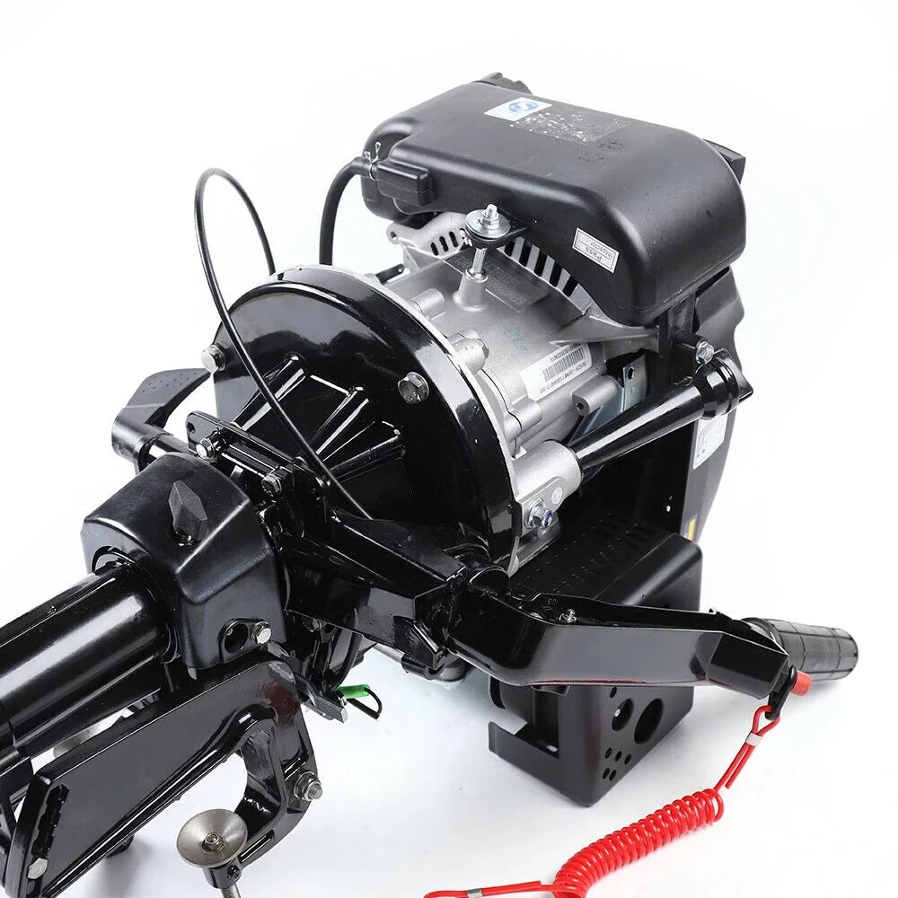 6  4-Stroke Heavy Duty Outboard Motor Fishing Boat Engine Air Cooling System