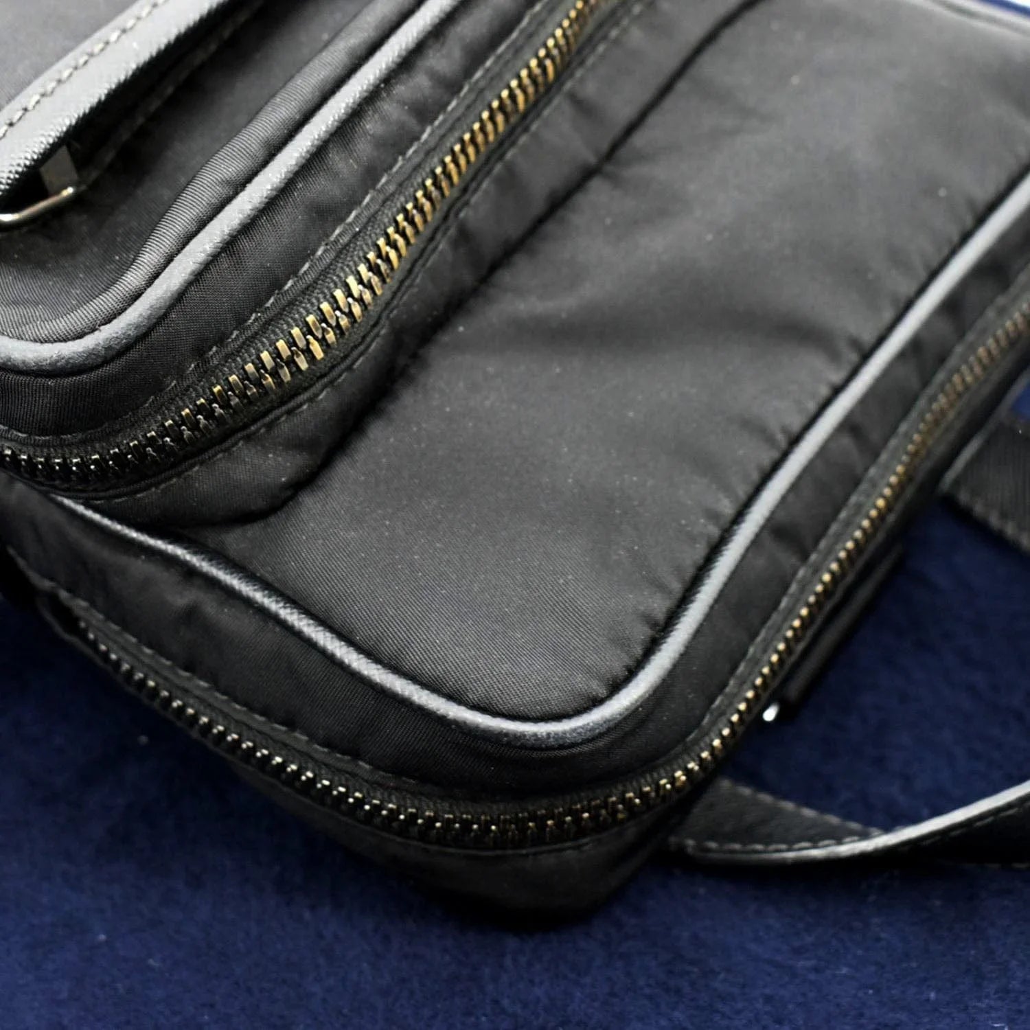 Pre-owned  2vz026 Nylon Backpack Bag Black