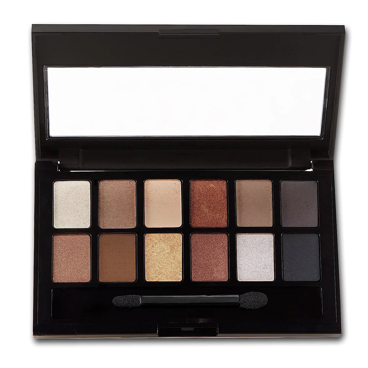 Maybelline The Nudes Eyeshadow Palette Makeup, 12 Pigmented Matte  and  Shimmer Shades, Blendable Powder, 1 Count