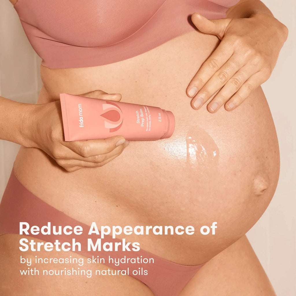 Frida Mom Pregnancy Skincare Body Relief Set for Stretch Marks, Dry Skin, Swelling  Chafing - 4 Ct