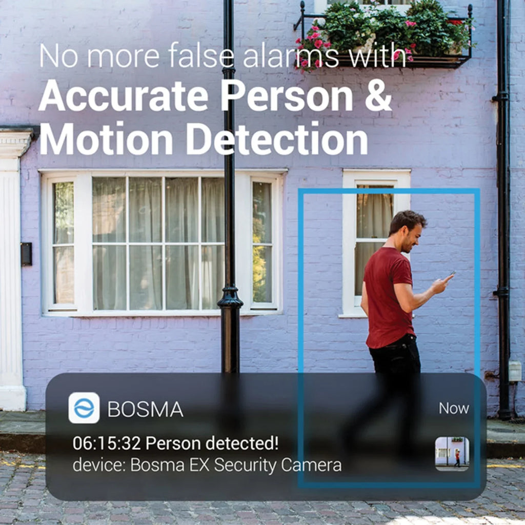 Bosma DI4001  1080p Full  Outdoor Wi-Fi Security Camera with Spotlight