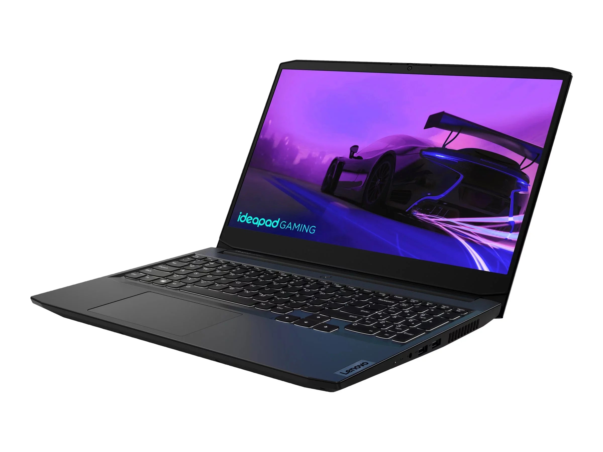Lenovo IdeaPad Gaming 3 15ACH6 82K2 - 180-degree hinge design -  Ryzen 7 - 5800H / up to 4.4 GHz - Win 11 Home -   3050  - 16   - 512   NVMe - 15.6"  1920 x 1080 (Full ) @ 120 Hz - 802.11a/b/g/n/ac/ax - shadow black - kbd: