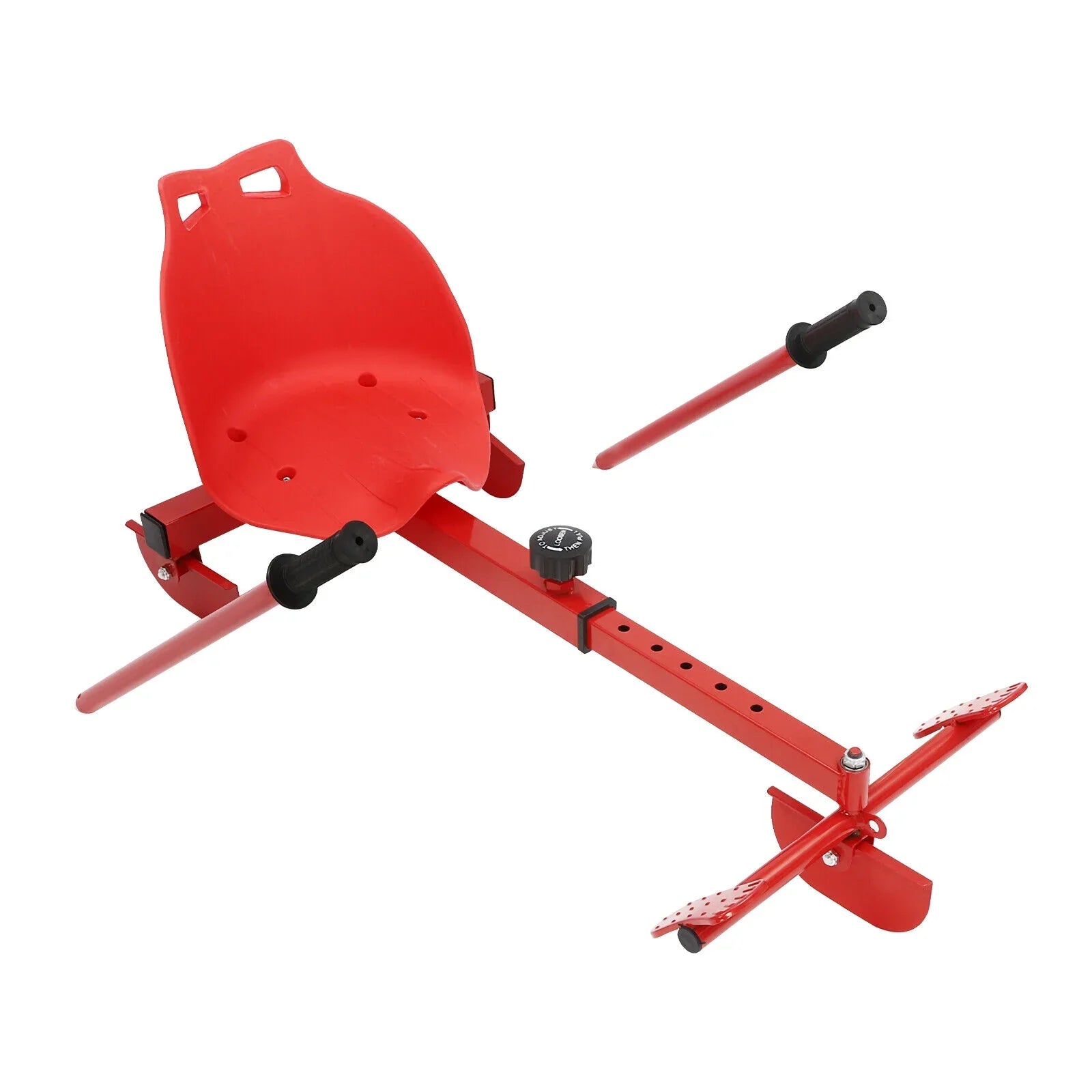 Snow Ski Sled Winter Teens Seat On Sled Ski/Snow Scooter Red