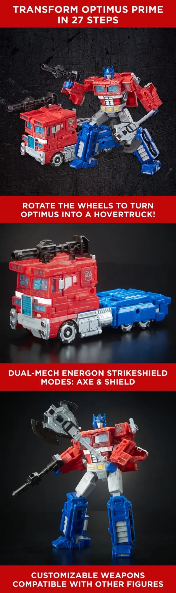 Transformers Generations Siege Voyager Class -S11 Optimus Prime