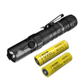 Combo: Nitecore MH12 V2  -L2 V6  Flashlight -1200 Lumens -21700 Battery (Included) + NL2150HPi 21700 5000mAh Battery