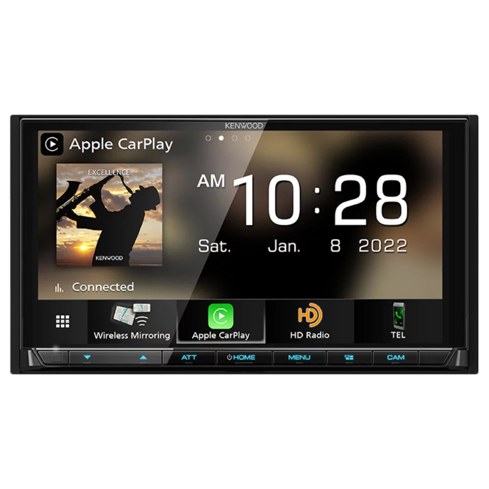Restored   Kenwood DMX958XR 6.8" Multimedia Receiver w/ Android Auto & Android Auto (Refurbished)