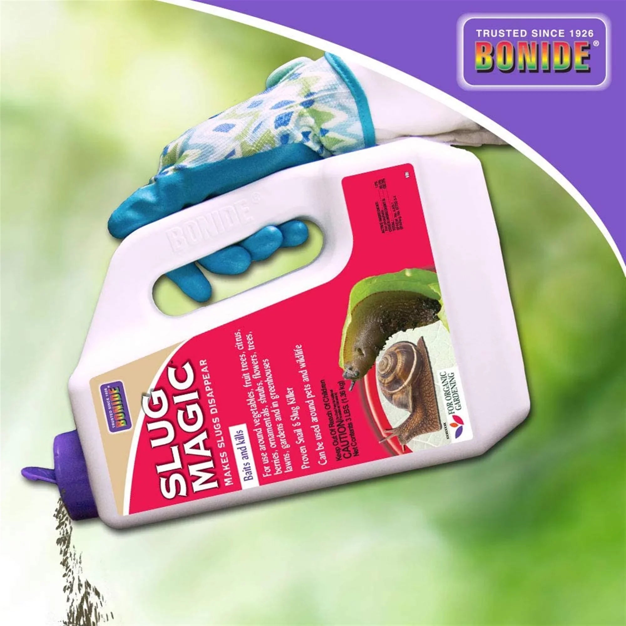 Bonide Slug Magic Insect Killer Granules 3 lb
