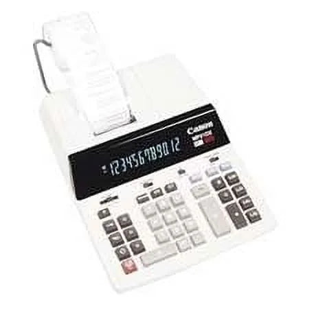 Canon CNMMP21DX 12-Digit Calculator- 2-Color- 9-.13in.x11-.33in.x2-.63in.- White