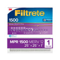 Filtrete 25x25x1 Air Filter,  1500  12, Allergen, Bacteria and Virus, 1 Filter