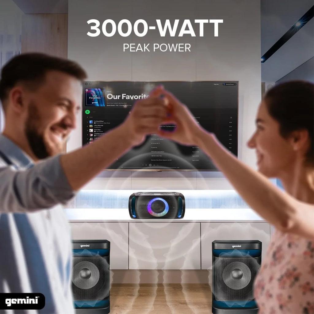 Gemini Sound -4800 Bluetooth  Party Light Stereo & Home Theater Audio System with 4000W Watts