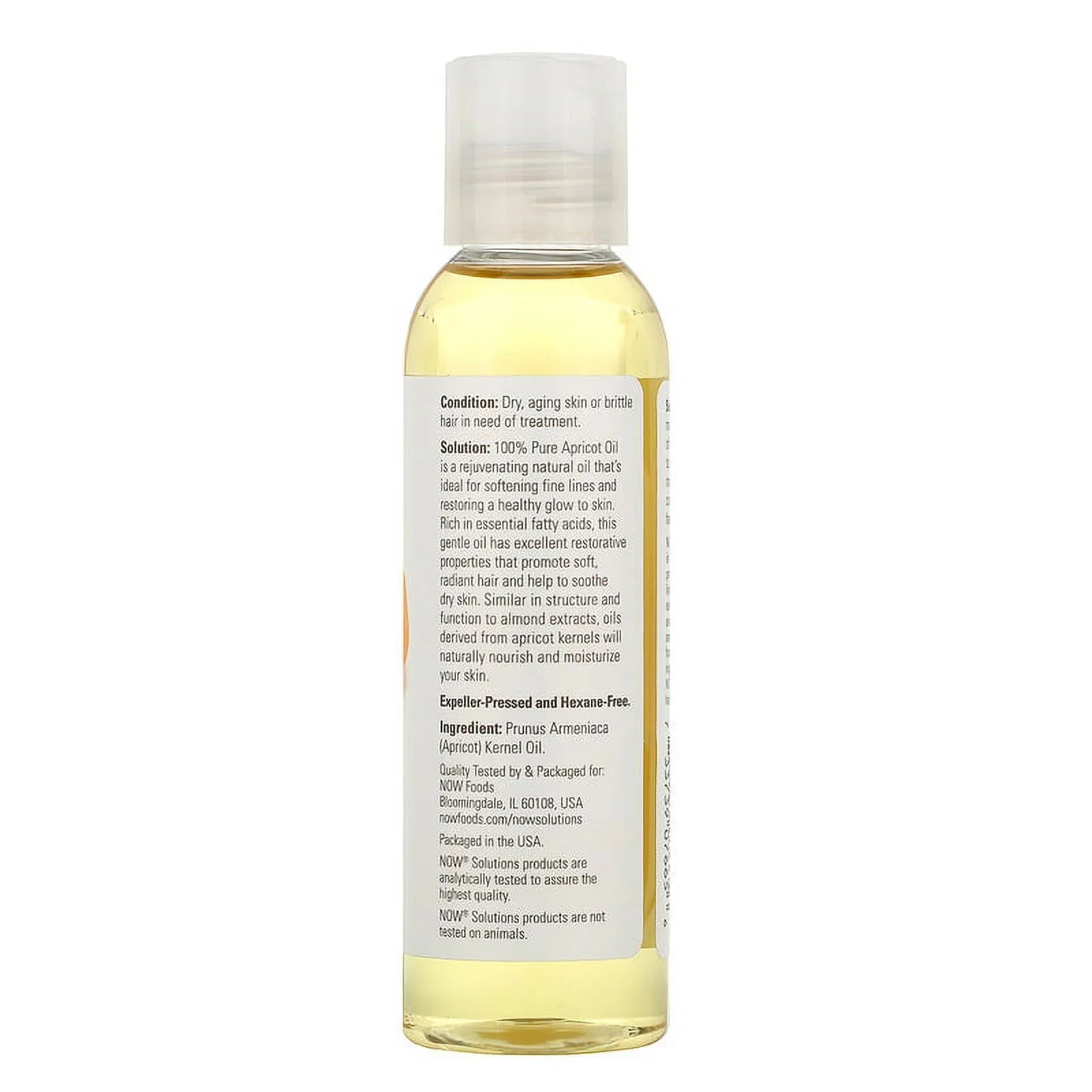 Foods, Solutions, Apricot Oil, 4 fl oz (118 ml) Pack of 3