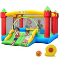 15'x 12' Large Bounce House 840D Oxford Inflatable Bouncers for 6 Kids with Blower & Slide for 3-10 Years, Child, Adult, Infant, Teen, Tween