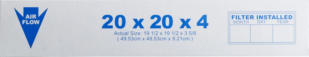 Nordic Pure 20x20x4 (3 5/8) Furnace Air Filters  10 Pleated + Carbon 6 Pack