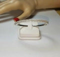 4ct Natural Diamond(I-J)Baguette & Round Cut Tennis Bracelet 14K White Gold SI1