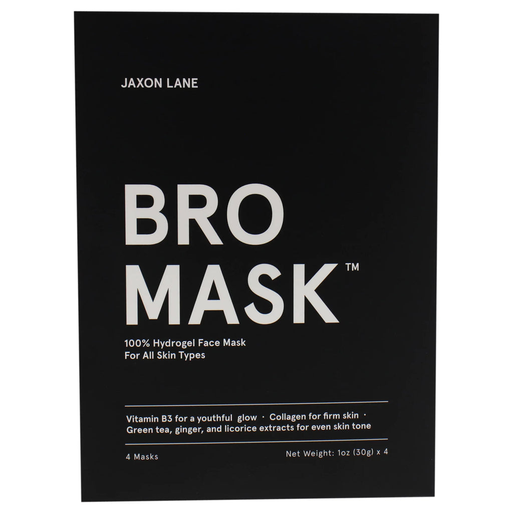 Jaxon Lane Bro Sheet Mask, 4 Pc Mask