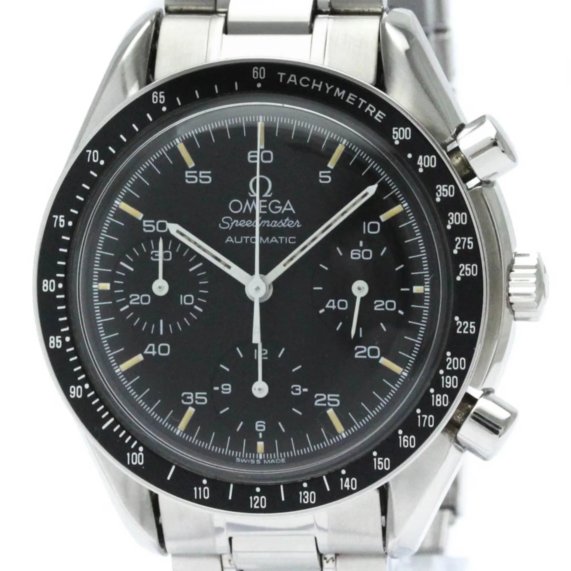Pre-Owned Polished  Speedmaster Automatic Steel Mens Watch 3510.50 BF566331 (Good)