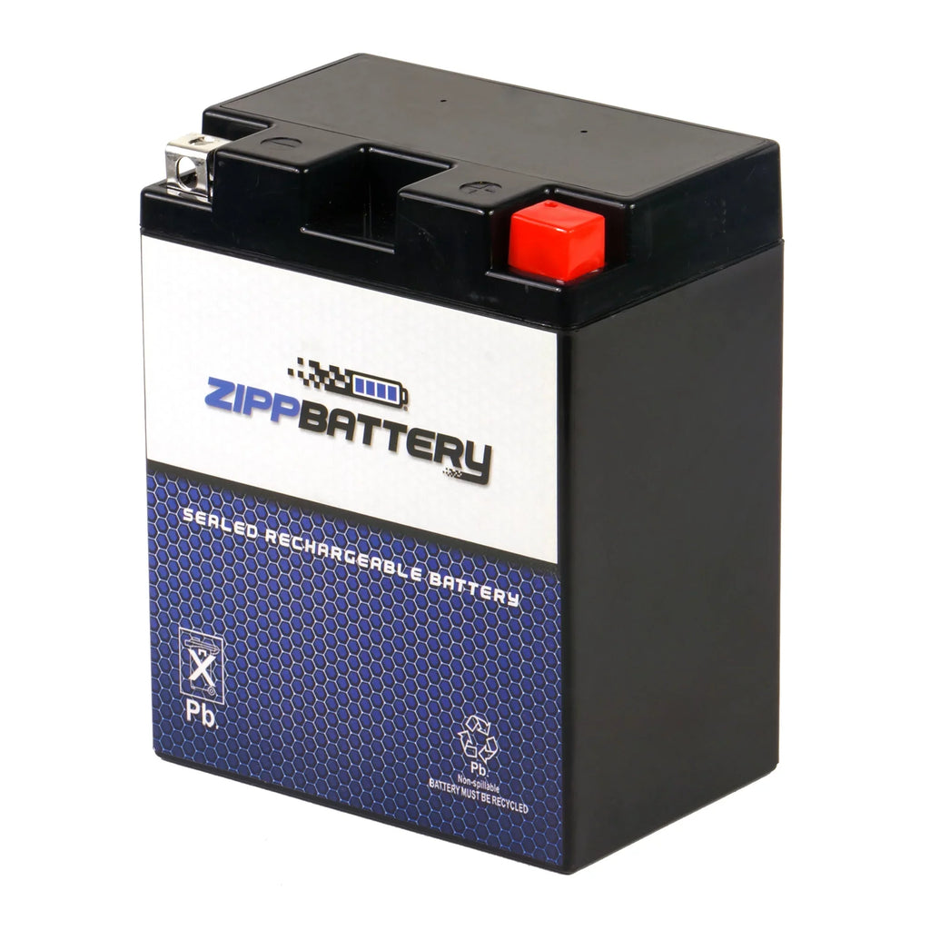 Zipp Battery YTX14AHL- (14AHL- 12 Volt,12 Ah, 210 ) Motorcycle Battery for Suzuki 1100cc Gsx-r1100 1990