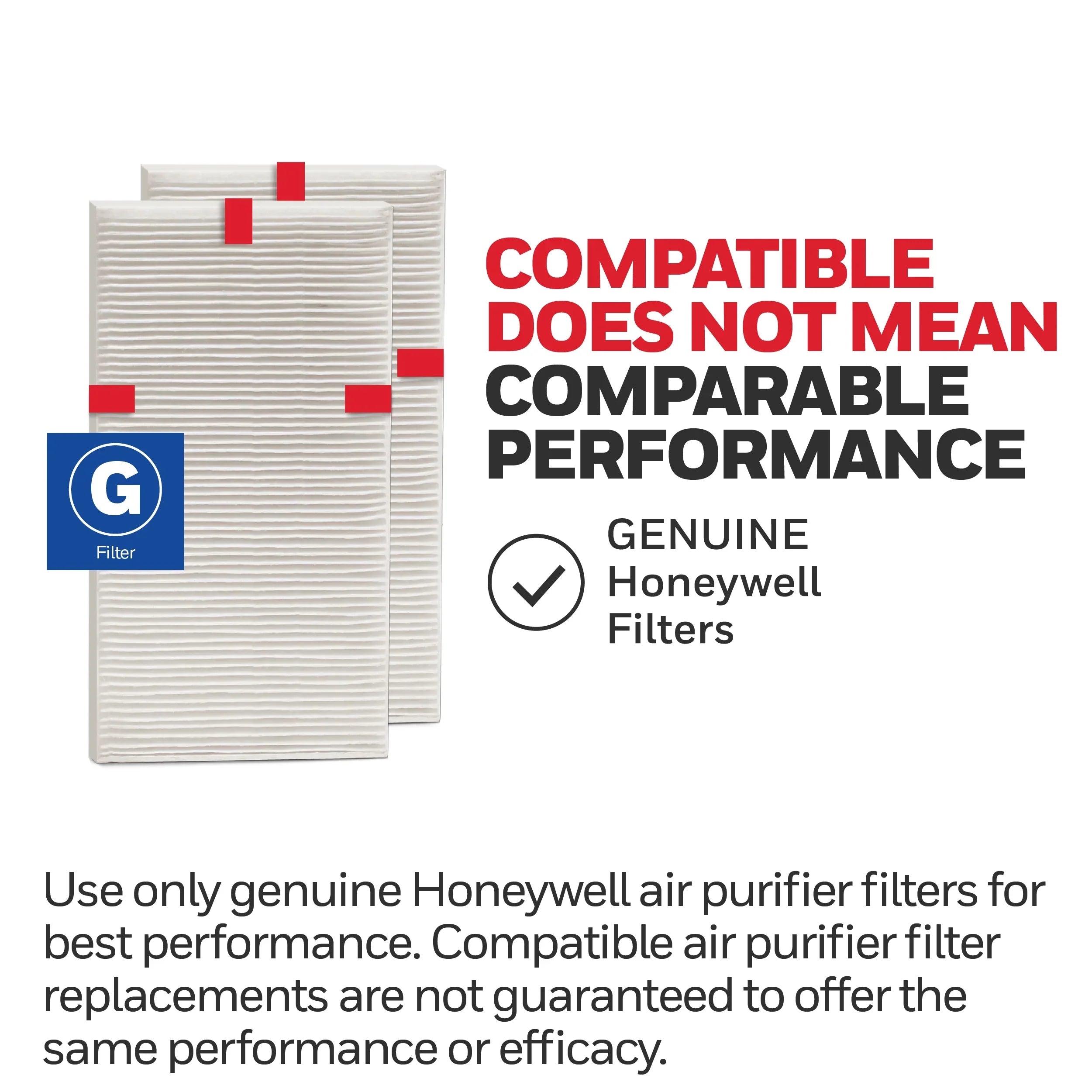Honeywell  Replacement Filter G, 2 Pack