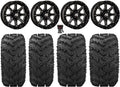 High Lifter HL4 14" Wheels Machined 26" Reptile Tires Kawasaki Teryx Mule