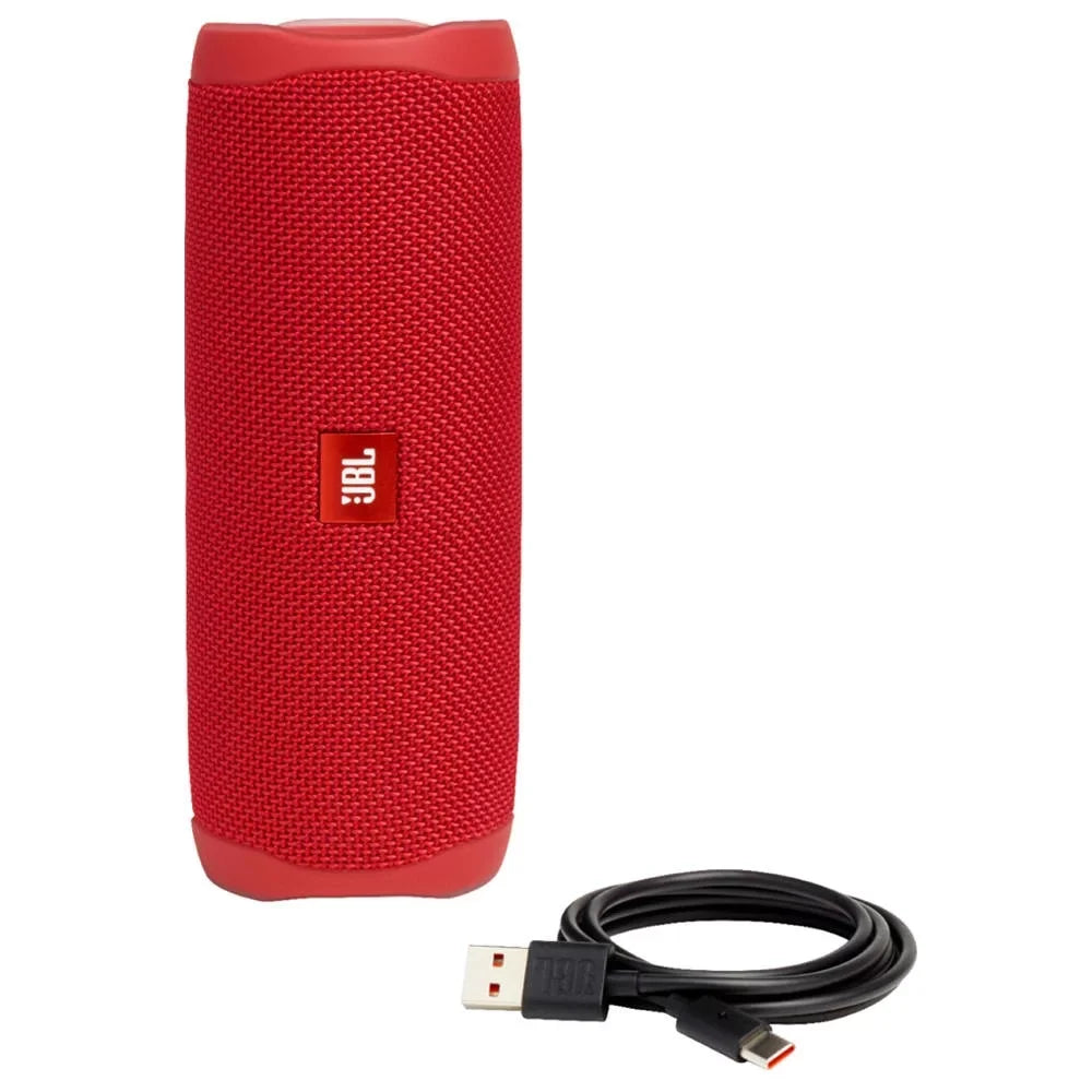 5 Waterproof Portable Bluetooth 4800mAh Speaker - Red