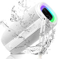 UrbanX X808 Bluetooth Speaker, IPX5 Waterproof Speakers 360°  Surround Sound with Punchy Bass, True Wireless Pairing, BT5.3, Portable Speaker for  C5 Max - White
