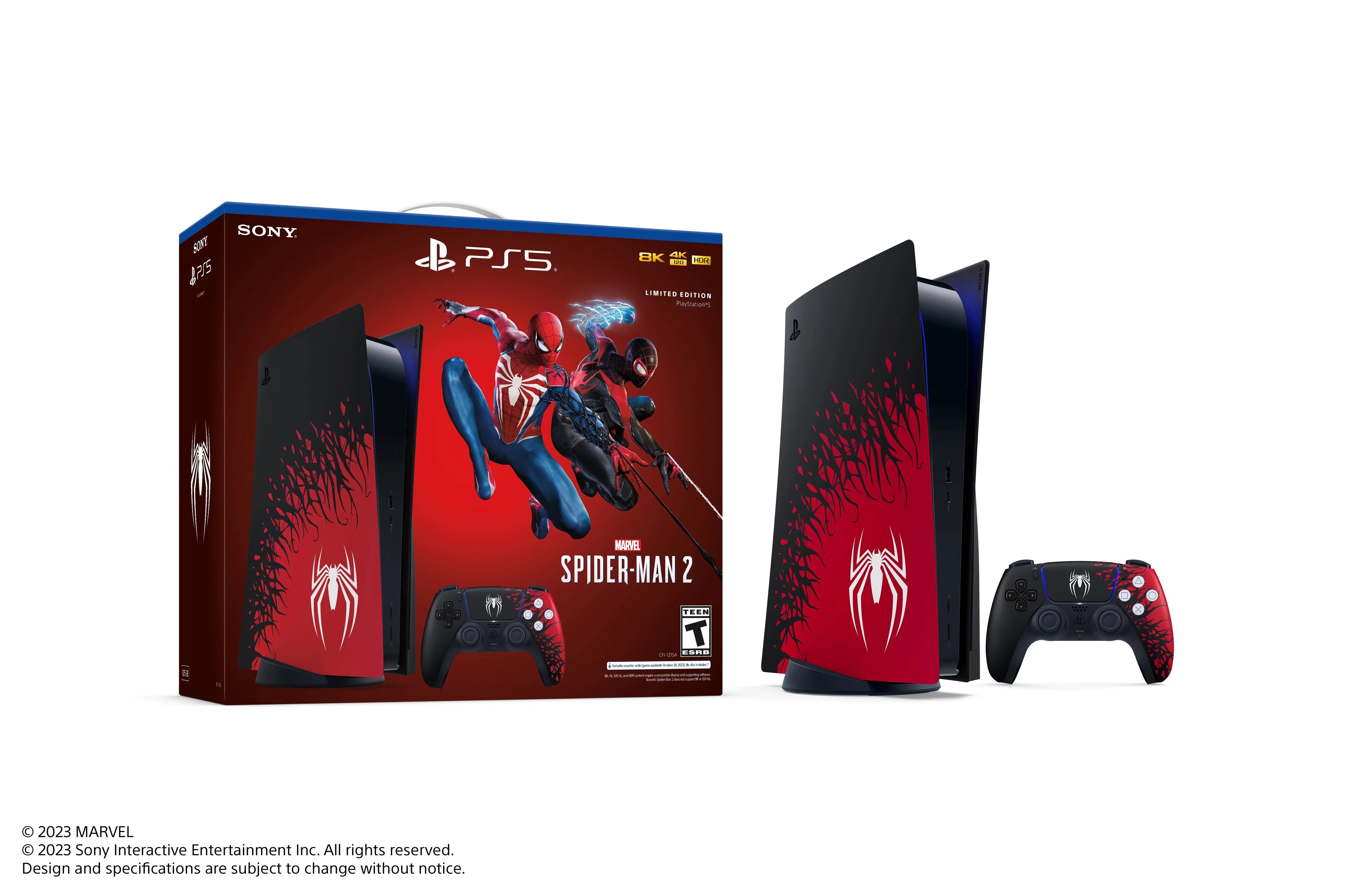 Sony PlayStation_PS5 Console (Disc Version) with Marvel’s Spider-Man 2 Limited Edition