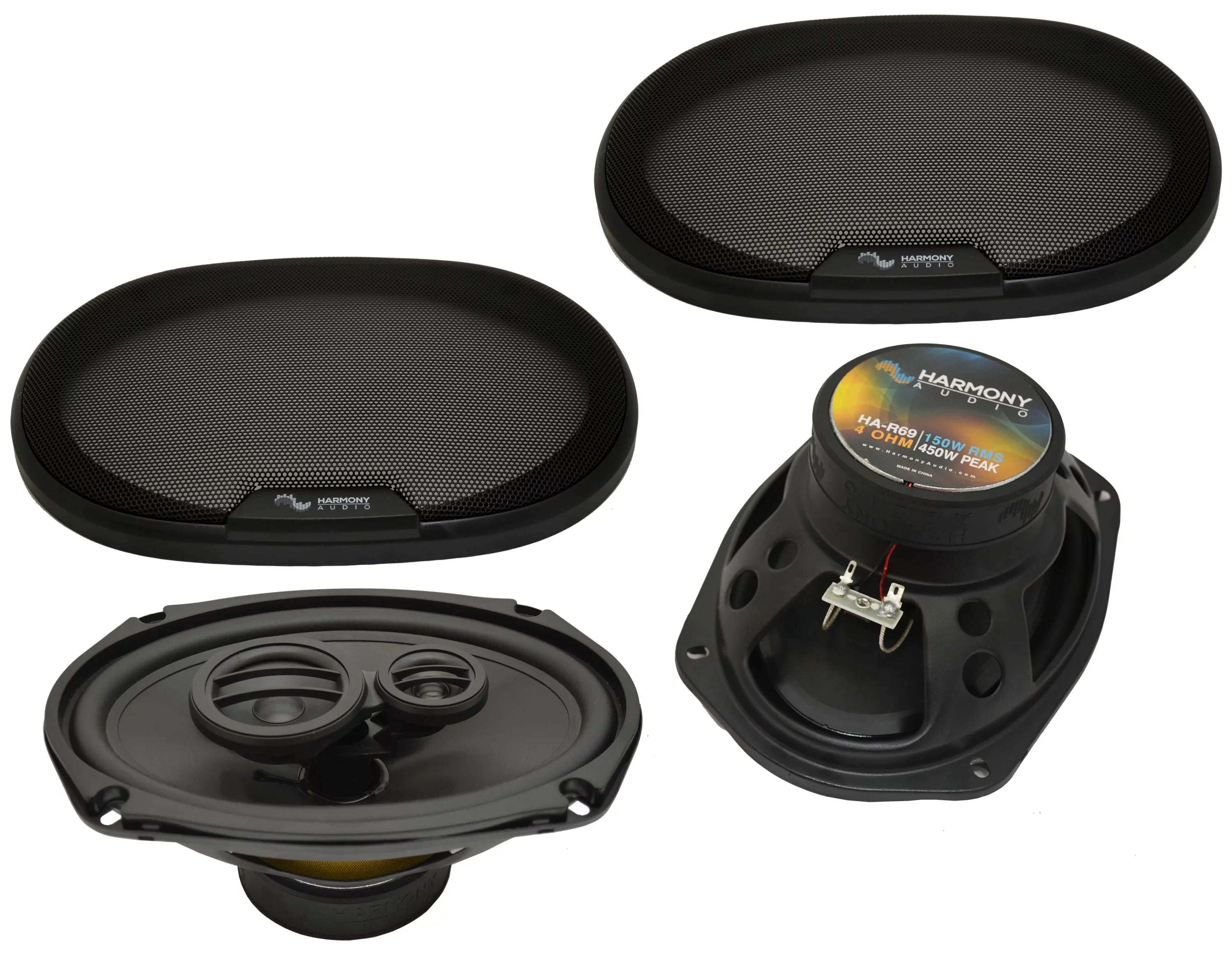Fits Buick Park Avenue 1988-1994 Rear Deck Replacement Harmony -R69 Speakers