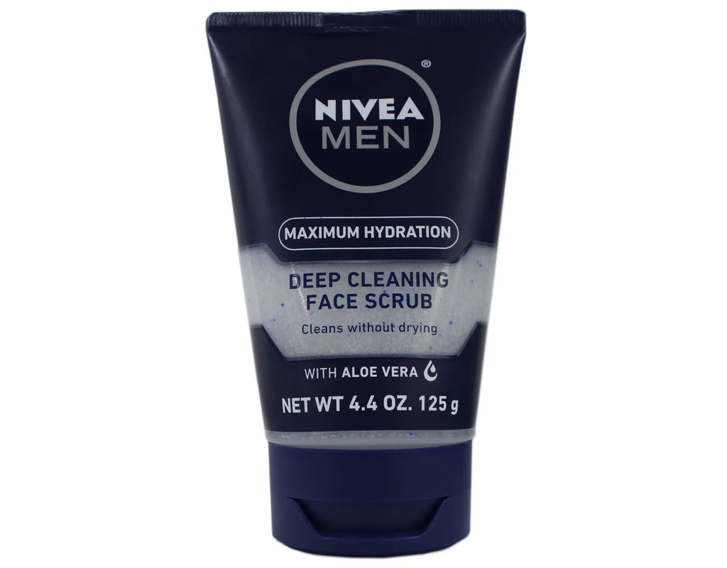3 Pack - Nivea for Men Energizing Face Scrub 4.4 oz (125 G) Each