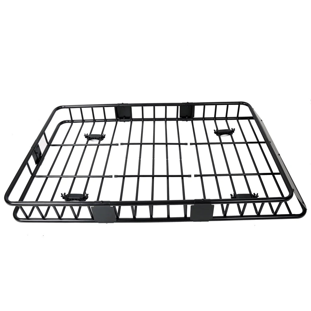 Jeremywell Universal 64"x 39"x 6" 150  Capacity Roof Rack Cargo Basket Extension Car Top Luggage Holder Carrier for  Truck Cars