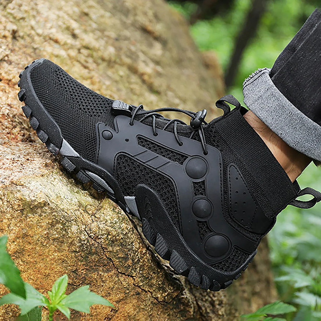 AdBFJAF Mens Sneakers 9.5 Wide Outdoor Hiking Shoes Men Non Slip Hiking Work Clothes Sports Shoes Swimming Wading Off Road and River Tracing Shoes