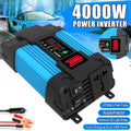 4000W Car Power Inverter  12V To  110/220V Pure Sine Wave 2   Display