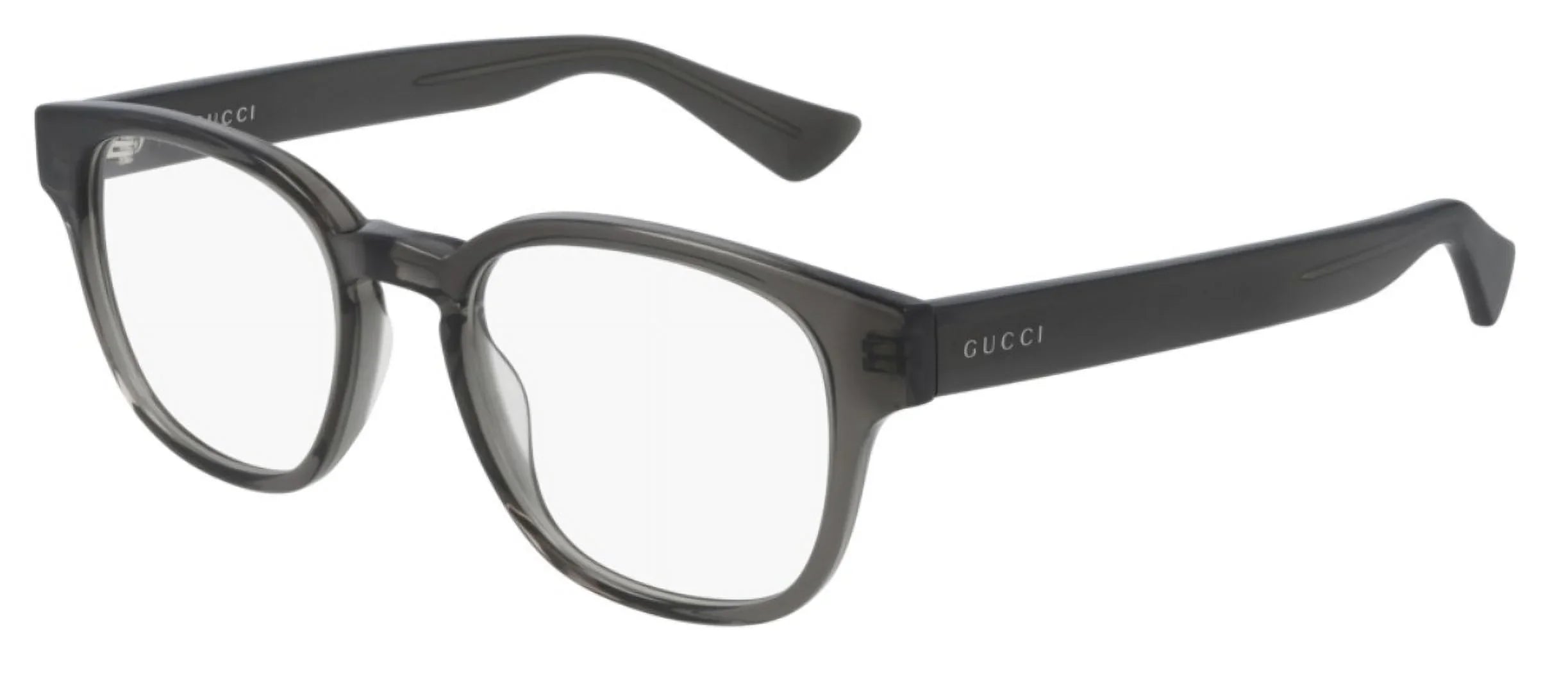 GG0927O 004 Rectangular Square Grey Shiny Demo Lens 49 mm Men's Eyeglasses