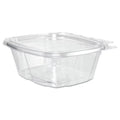 Dart ClearPac SafeSeal Tamper-Resistant/Evident Containers, Flat Lid, 16 oz, 4.9 x 2.5 x 5.5, Clear, Plastic, 100/Bag, 2 Bags/