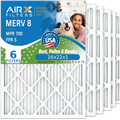16x22x1 Air Filter  8 Comparable to  700 &  5 Electrostatic Pleated Air Conditioner Filter 6 Pack   Premium  Made 16x22x1 Furnace Filters by     .