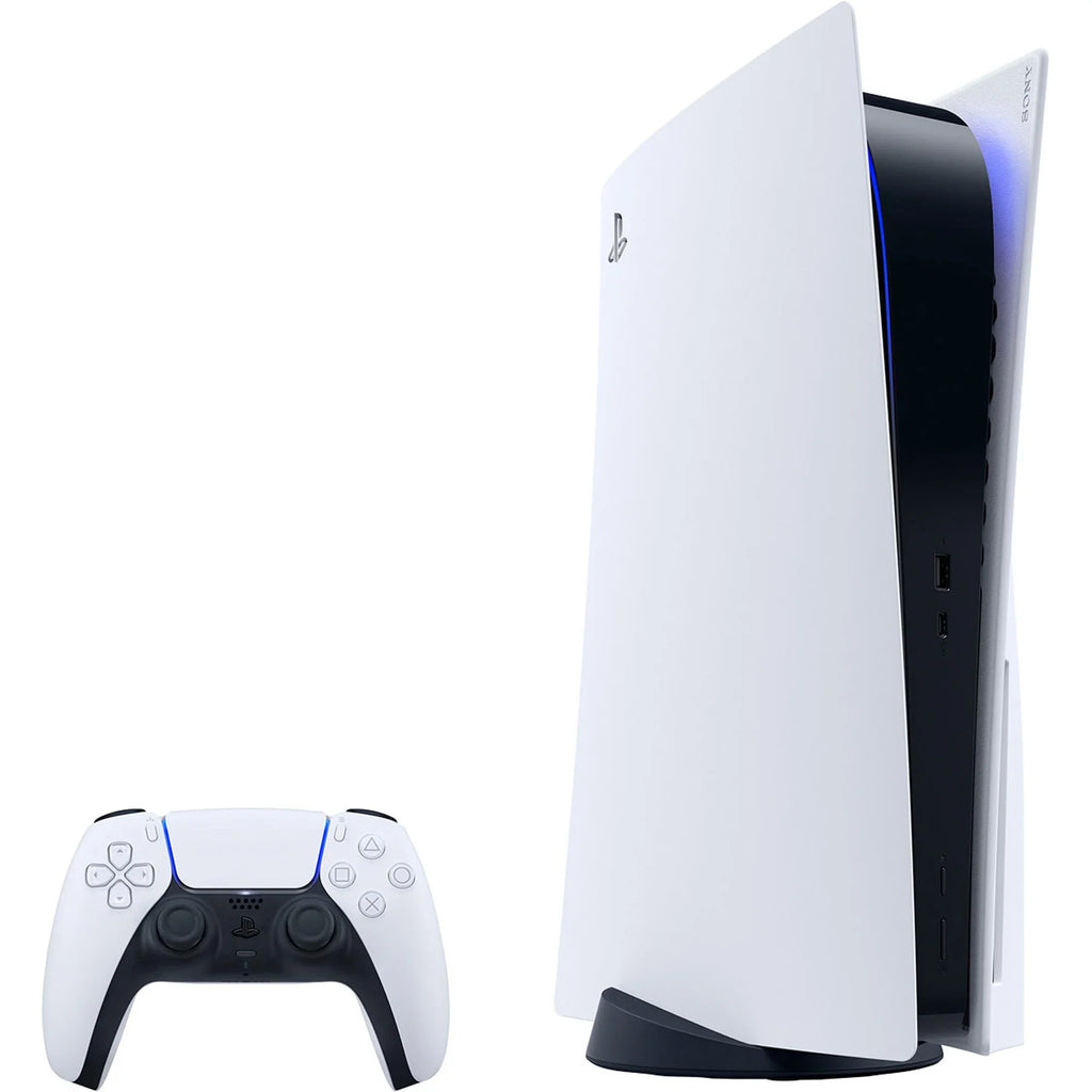 Sony PlayStation_PS5 Video Game Console (Disc Edition) – God of War Ragnarök Bundle –with Extra White Dualsense Controller, Cefesfy