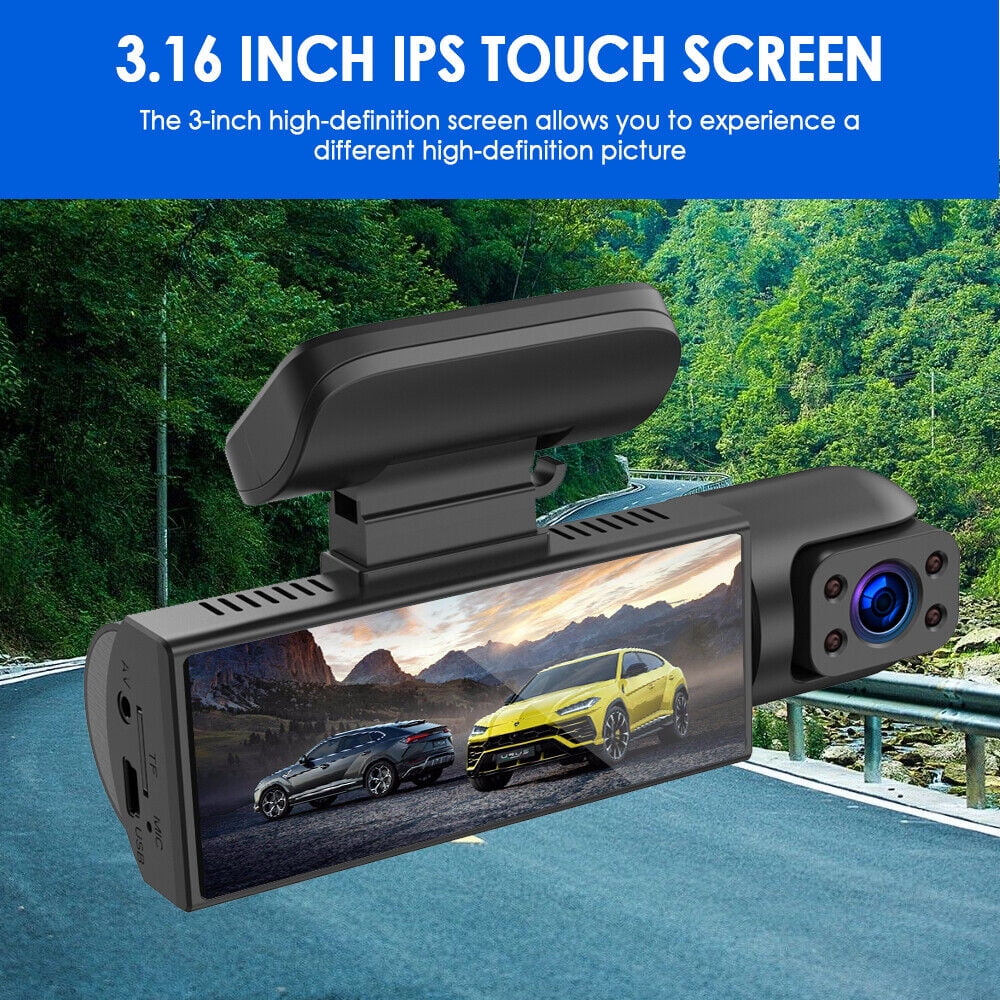 Vtin Car Dual Lens Dash Cam  1080P Video Recorder Camera G-sensor Parking Monitor