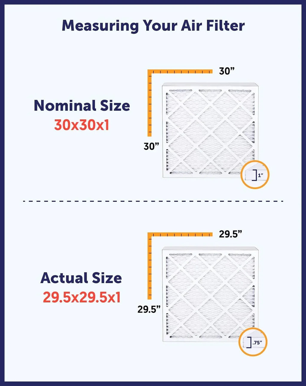 Filter King 38x48.5x1 Air Filter | 4- |  8  Pleated A/C Furnace Filters |    | Actual Size: 38 x 48.5 x .75"