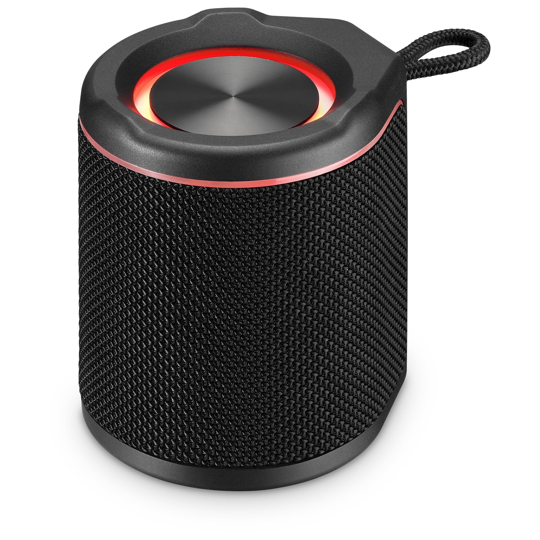 iLive Light up Bluetooth Wireless Waterproof Fabric Speaker, ISBW103B, Black