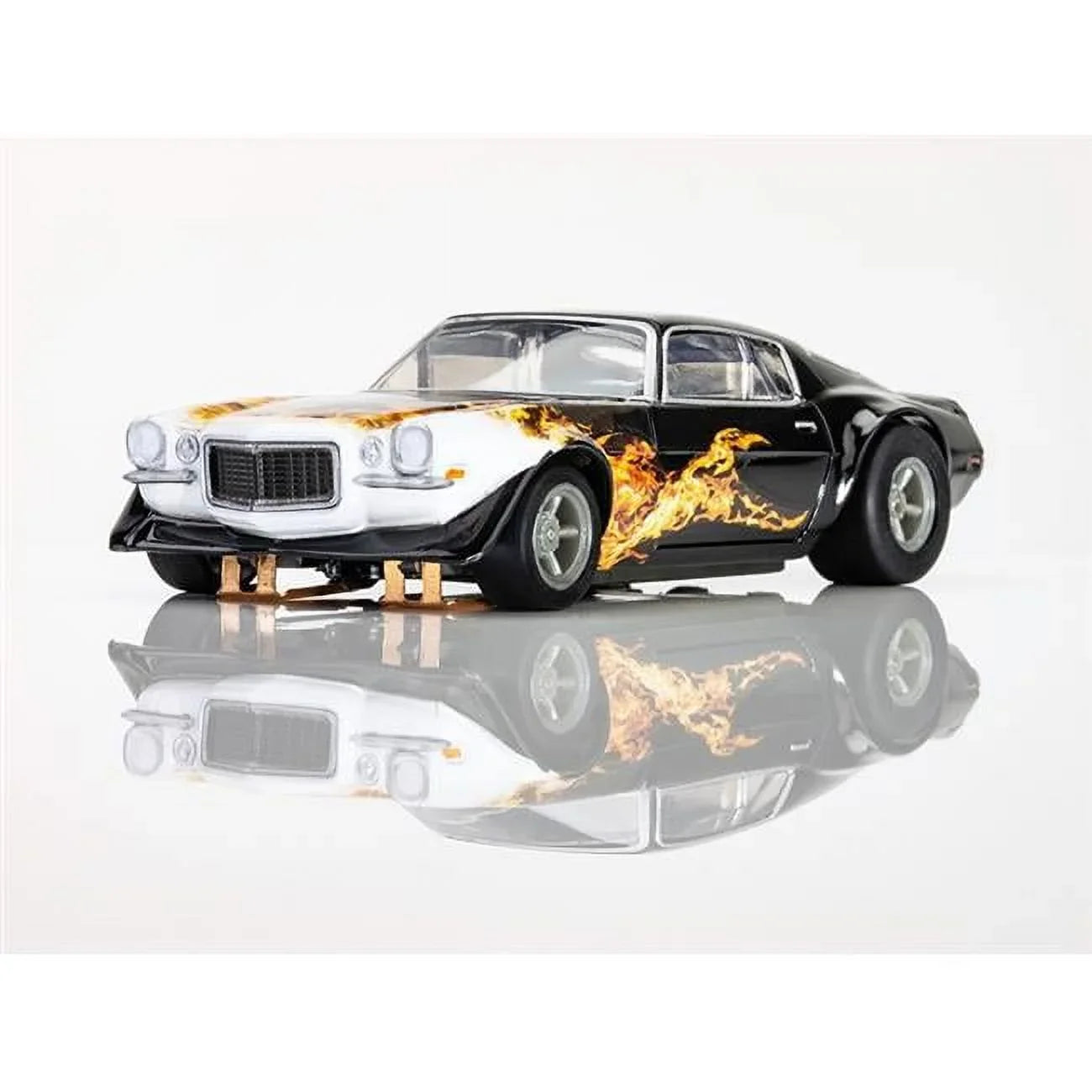 Mega-G+ 1970 Camaro Wildfire Black Yellow and Orange  Slot Car