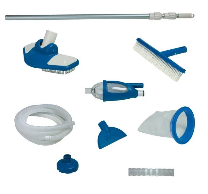 Intex 2100  Sand Filter Pump, Deluxe Pool Maintenance Kit, & Pool Skimmer
