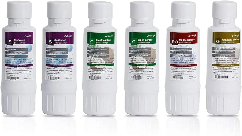 W5006 Water Filter Replacement Cartridge For WA99  Reverse Osmosis System - From Second Year Replacement Cartridge Set (6 Pack)
