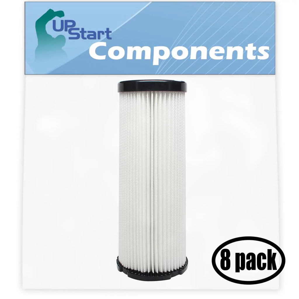8-Pack Replacement for Dirt Devil Featherlite Bagless Upright UD40135 Vacuum  Filter - Compatible with Dirt Devil 3JC0280000, F1  Filter