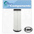 8-Pack Replacement for Dirt Devil Featherlite Bagless Upright UD40135 Vacuum  Filter - Compatible with Dirt Devil 3JC0280000, F1  Filter