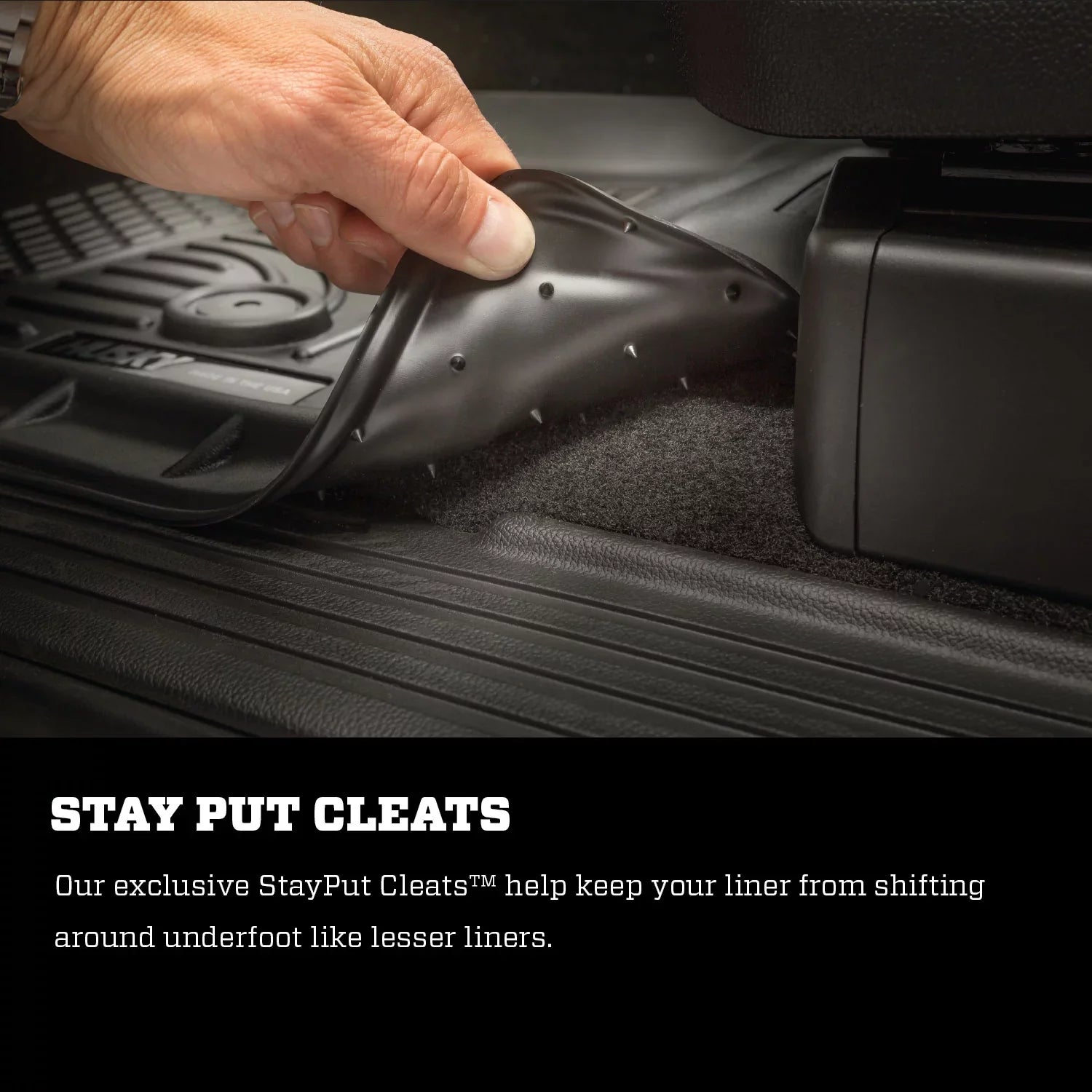 Husky by RealTruck 3rd Seat Floor Liner Compatible with 17-18 Pacifica Compatible with select: 2017-2021 Chrysler Pacifica Touring L, 2020-2021 Chrysler Voyager