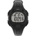 34 mm Unisex Ironman Classic 30 Black Case & Top Ring Resin Strap Watch with Black Resin Strap