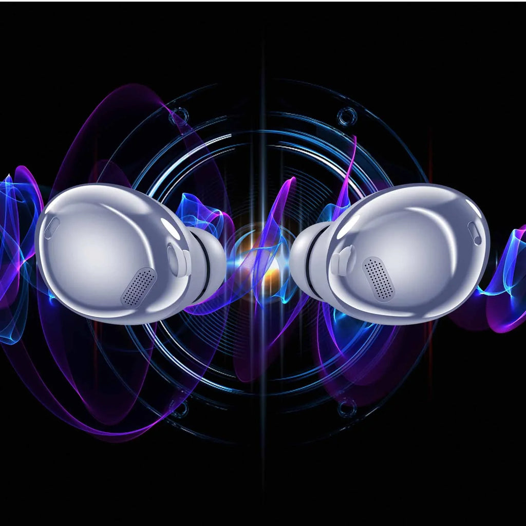 UrbanX Street Buds Pro True Bluetooth Wireless Earbuds For vivo V5 Plus With Active Noise Cancelling (Wireless Charging Case Included) Purple