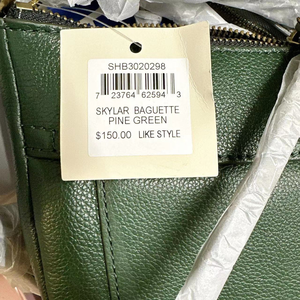 Fossil SHB3020298 Skylar Mini Baguette In Green