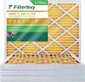 Filterbuy 25x32x2  11 Pleated   Furnace Air Filters (4-Pack)