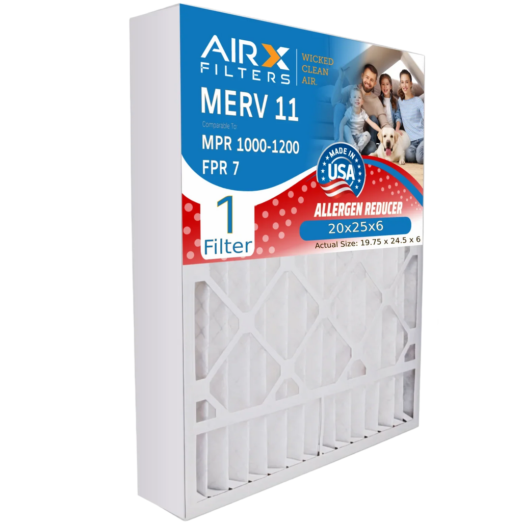 20x25x6 Air Filter  11 Comparable to  1000,  1200 &  7 Compatible with Aprilaire 201 Premium  Made 20x25x6 Furnace Filter 1 Single Filter by     .